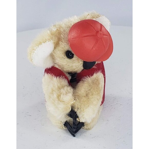 Vintage Australia Koala Flag Vest Clip On Plush Toy - Picture 6 of 7